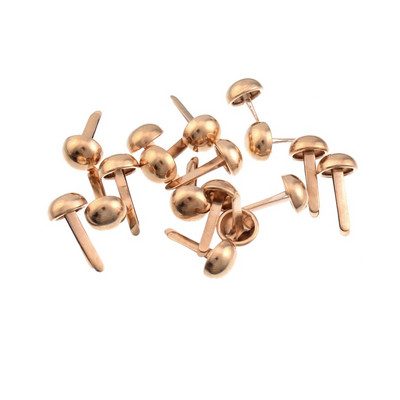 150 gab. Sudraba toņa kupolveida kniedes, tapas, plankumi, panku soma, apģērbi 17x10 mm (5/8"x3/8")