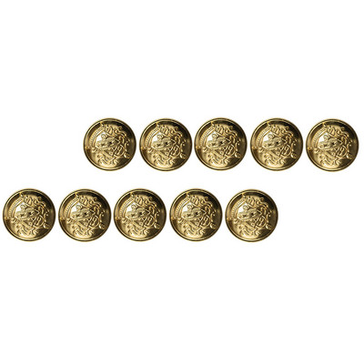 Misiņa pogas Apģērbu pogas Šūšanas sprādzes Dzimšanas dienas dāvana Uzvalks Dekoratīvs mētelis Džins Bikses Vīriešu