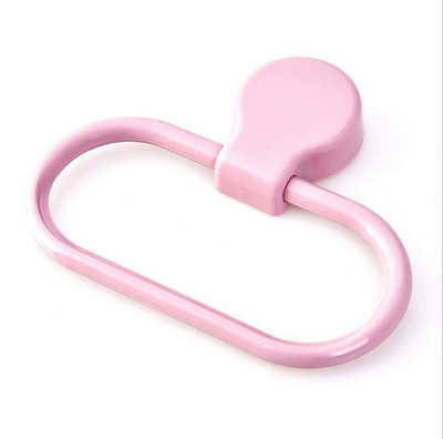 Αυτοκόλλητη στρογγυλή θήκη για πετσέτες Επιτοίχια Δαχτυλίδι για πετσέτες Ράφι πιάτων Πανί κρεμάστρα πετσετών Κρεμάστρα κουζίνας Ατζέντα Μπάνιου Θήκη αποθήκευσης