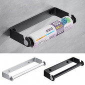 Papírtekercstartó lyukasztásmentes Space Alumínium törülköző-adagoló Erős falra szerelhető papírtörlőtartó állvány Stabil törülközőtartó