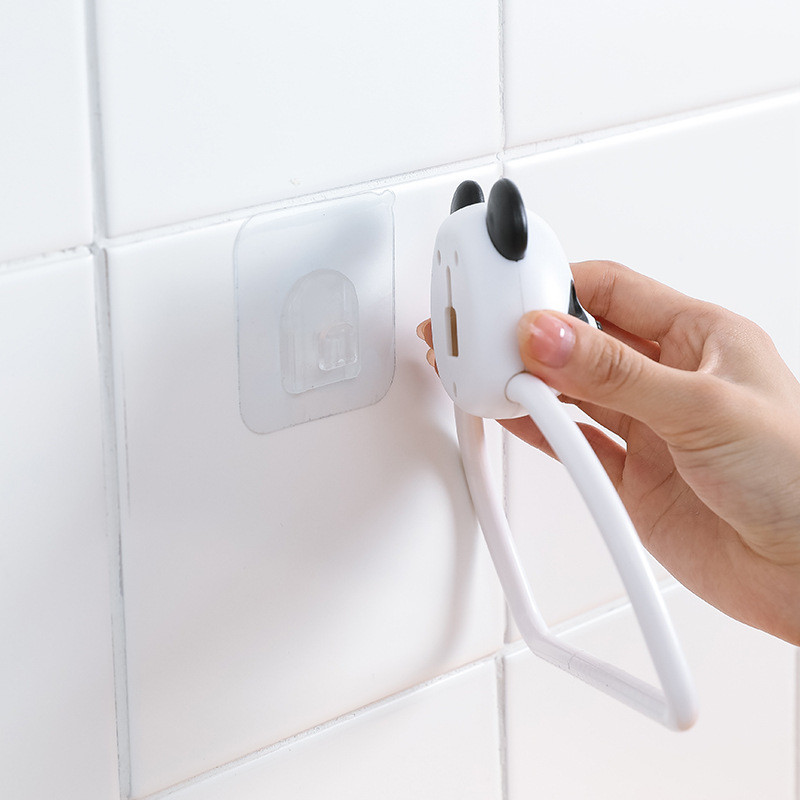 Karikatūra plastmasas pakarināmais turētājs Daudzfunkcionāls dvieļu pakaramais skapja skapja durvis Atpakaļ Sākums Uzglabāšanas organizators Vannas istabas piederumi