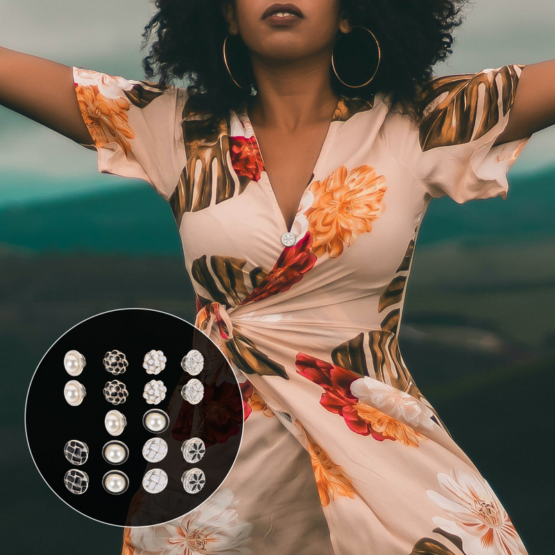 Džemperis DIY Apģērbi Materiāli Somas Dekorācijas pogas Aksesuāri Apģērbu nomaiņa