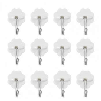 Organizer Hooks 12Pcs Excellent Πολλαπλών Χρήσεων 3 στυλ Επιτοίχια Καπέλο Ρούχα Κρεμαστοί γάντζοι για το νοικοκυριό