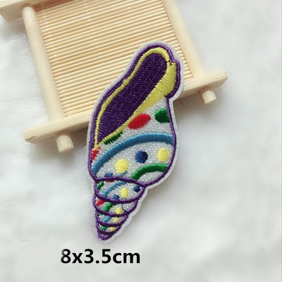 PGY 1 DB Rajzfilm foltok Tengerfenék Világ Állat Tengeri csillag foltszövet Hippokampusz Kagyló Hímzés Gyermekruha Foltok