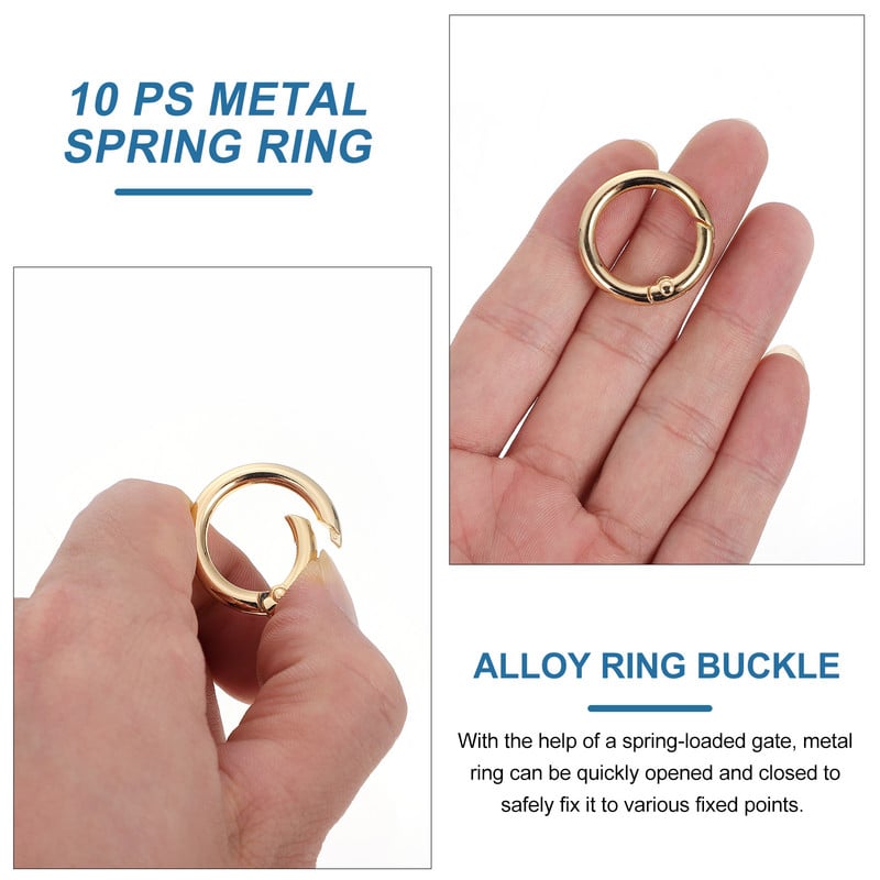 Τσάντα DIY Αξεσουάρ Τσάντες Κούμπες ελατηρίου από κράμα ψευδαργύρου Μπρελόκ με κούμπωμα κουμπωτά Μπρελόκ Κατασκευή αγκράφες