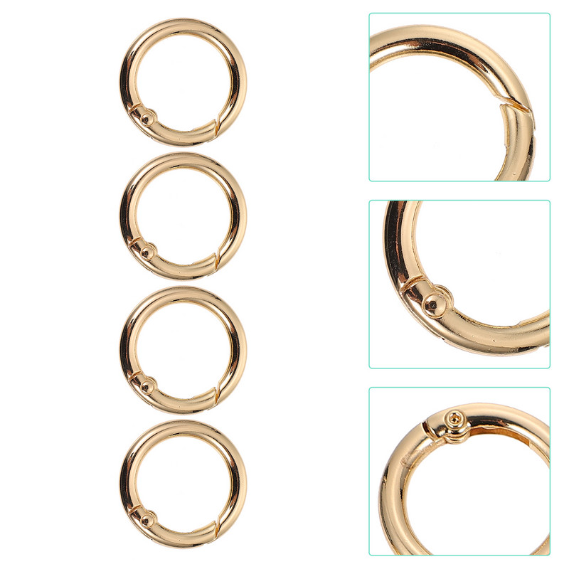 Τσάντα DIY Αξεσουάρ Τσάντες Κούμπες ελατηρίου από κράμα ψευδαργύρου Μπρελόκ με κούμπωμα κουμπωτά Μπρελόκ Κατασκευή αγκράφες