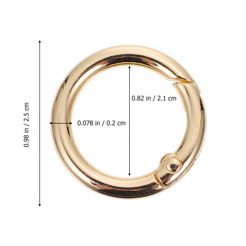 Τσάντα DIY Αξεσουάρ Τσάντες Κούμπες ελατηρίου από κράμα ψευδαργύρου Μπρελόκ με κούμπωμα κουμπωτά Μπρελόκ Κατασκευή αγκράφες