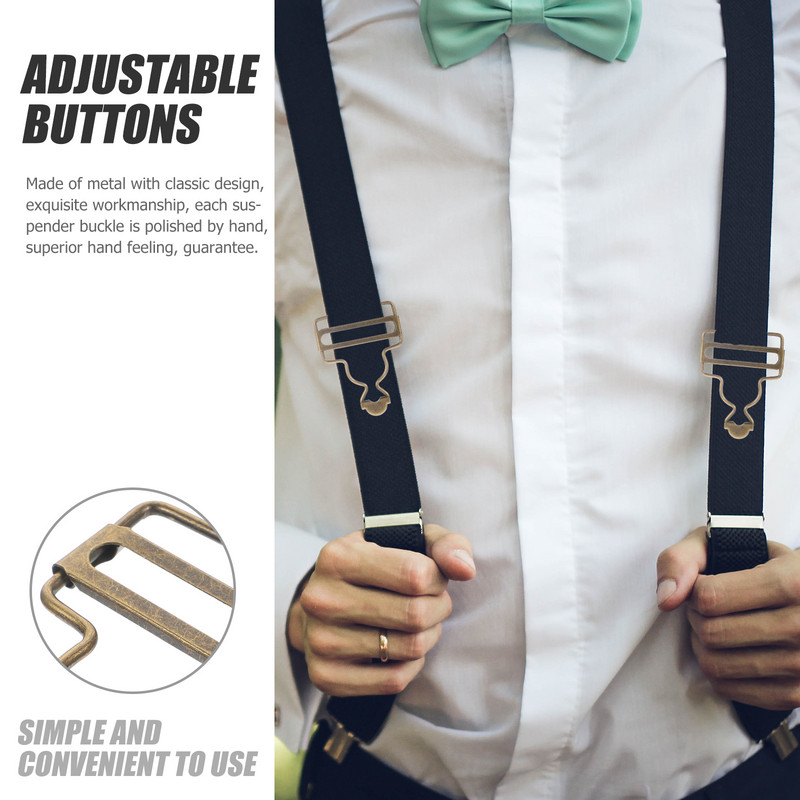 4 vnt kombinezono dirželio kabliukai Metaliniai kombinezonai sagtys „pasidaryk pats“ rankdarbiai su antkrūtiniu kelnės, kelnės, sagos, moliūgų sagtys, siuvimo drabužiai, kelnaitės