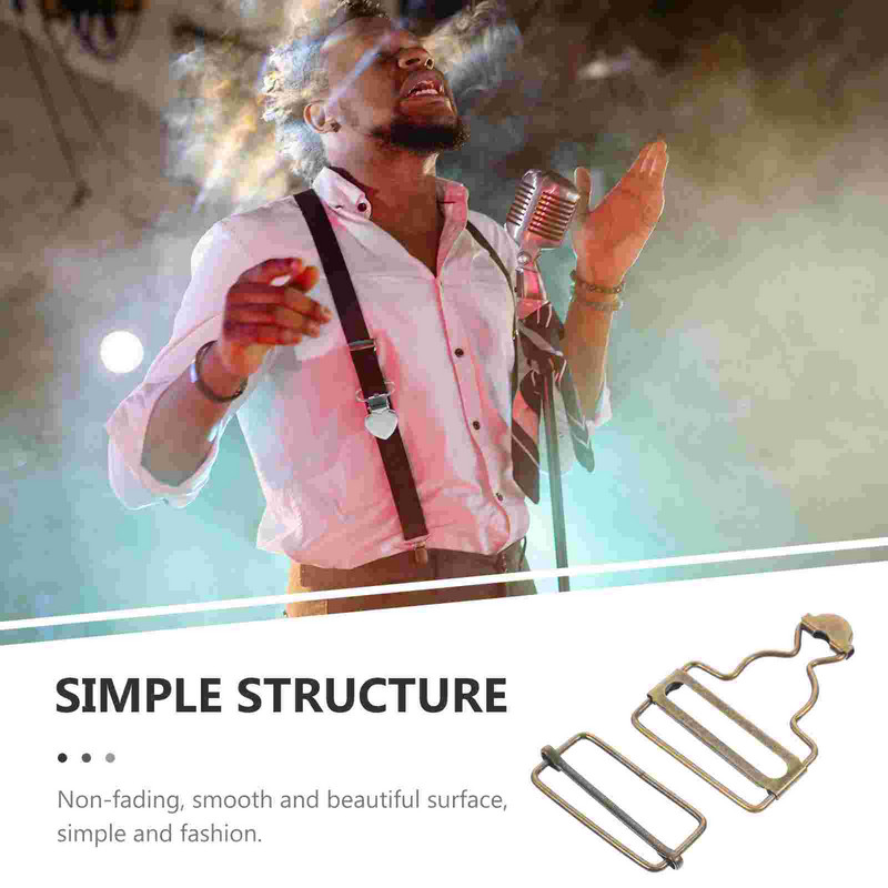 4 vnt kombinezono dirželio kabliukai Metaliniai kombinezonai sagtys „pasidaryk pats“ rankdarbiai su antkrūtiniu kelnės, kelnės, sagos, moliūgų sagtys, siuvimo drabužiai, kelnaitės