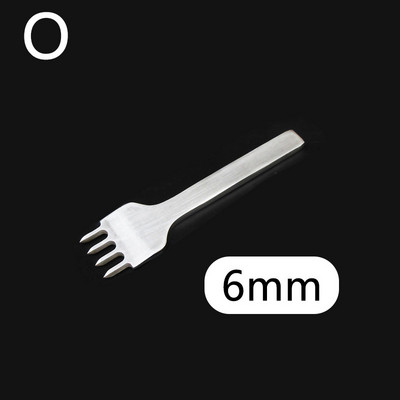 1 vnt. odinis perforavimo įrankis legiruotojo plieno skylių kaltas graviravimo susiuvimo perforavimo įrankiai "pasidaryk pats" odos amatų įrankis 4/5/6 mm tarpinis perforavimo įrankis