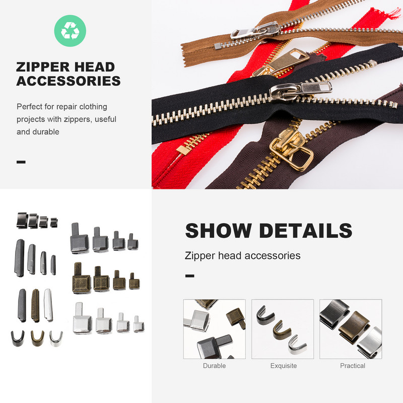 24 rinkinys Užtrauktuko remontas Užtrauktuko laikiklis Užtrauktuko laikiklio priedai namams