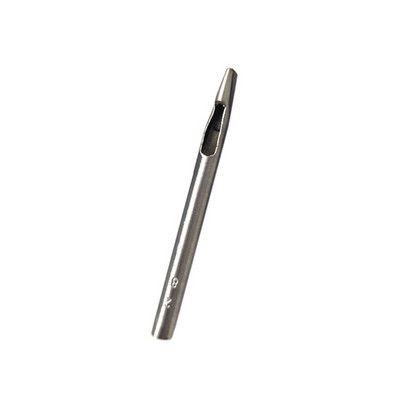 Ovālas formas ādas amatniecības caurumošanas komplekts perforators jostas pulksteņa siksniņa ādas apstrādei, stiprs, izturīgs instruments, elipses perforators