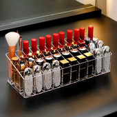 40 Grid Acrylic Lipstick Box Makeup Organizer Storage Box Κραγιόν organizer βερνίκι νυχιών Display Holder Cosmetic Organizer Box