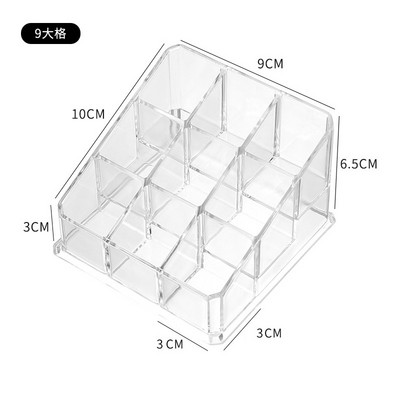 40 Grid Acrylic Lipstick Box Makeup Organizer Storage Box Κραγιόν organizer βερνίκι νυχιών Display Holder Cosmetic Organizer Box
