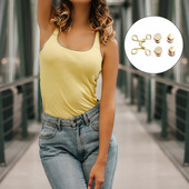 5 komplekts vidukļa līnijas kostīmu rīks, pogas aizdare Sieviešu džinsu bikšturi Plānas nomaiņas Abs Džinsi