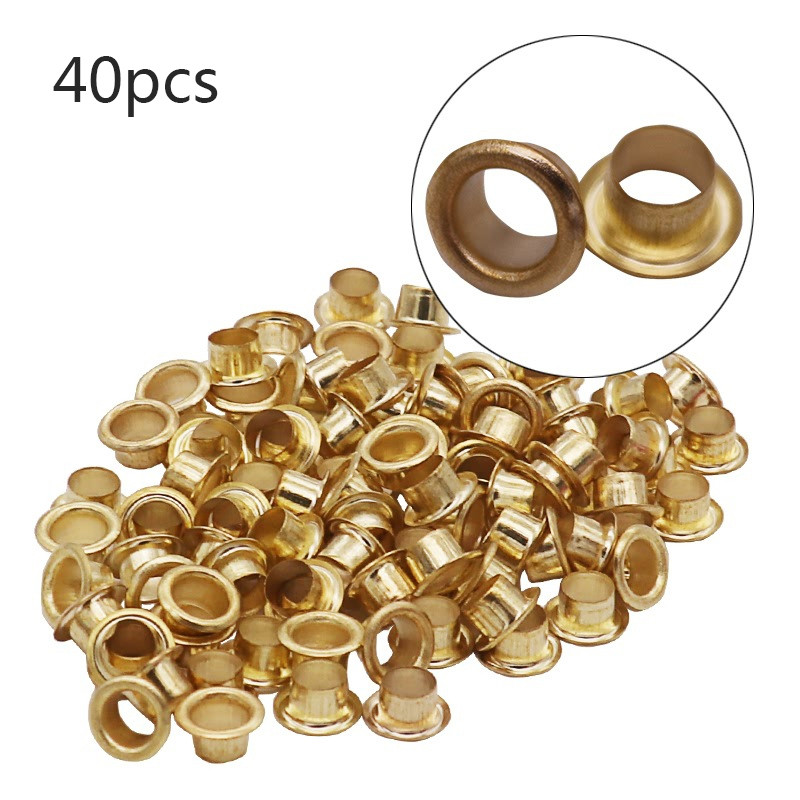 Grommet Eyelet Plier Set Eyelet Hole Punch Pnches Kit with 40pcs Metal Eyelets Grommet Tool Kit για δερμάτινη ζώνη ρούχων