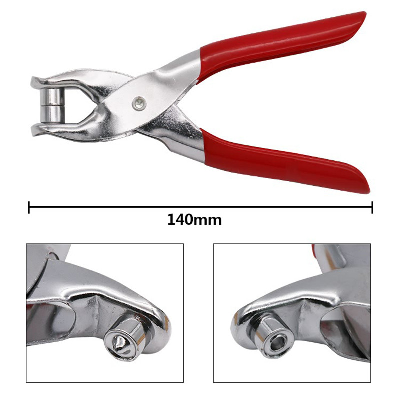 Grommet Eyelet Plier Set Eyelet Hole Punch Pnches Kit with 40pcs Metal Eyelets Grommet Tool Kit για δερμάτινη ζώνη ρούχων