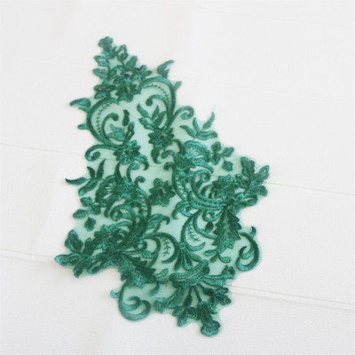1buc 44X 26CM rochie de mireasă din raion auriu fildeș Piesă din spate din dantelă cu sferă rochie de mireasă cu dantelă din dantelă accesoriu DIY BD0301