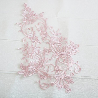1buc 44X 26CM rochie de mireasă din raion auriu fildeș Piesă din spate din dantelă cu sferă rochie de mireasă cu dantelă din dantelă accesoriu DIY BD0301