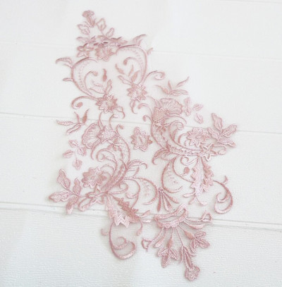 1buc 44X 26CM rochie de mireasă din raion auriu fildeș Piesă din spate din dantelă cu sferă rochie de mireasă cu dantelă din dantelă accesoriu DIY BD0301