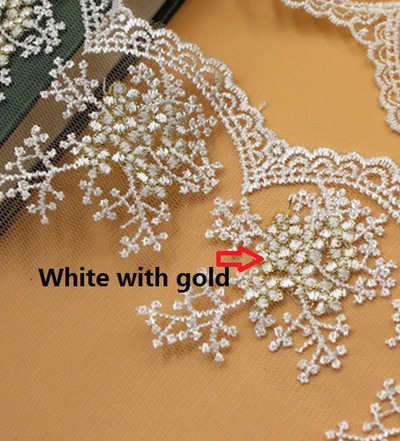 Πλάτος 11cm Μπεζ Λευκό Μαύρο Υλικό Ρούχων DIY Craft Κέντημα Γάμου Δαντέλα Διακοσμητικά Αξεσουάρ Ραπτικής Διακόσμηση σπιτιού