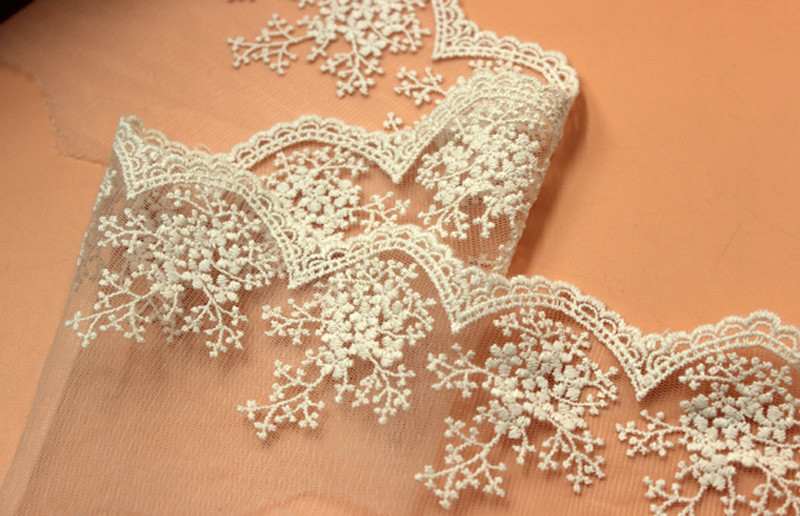 Πλάτος 11cm Μπεζ Λευκό Μαύρο Υλικό Ρούχων DIY Craft Κέντημα Γάμου Δαντέλα Διακοσμητικά Αξεσουάρ Ραπτικής Διακόσμηση σπιτιού