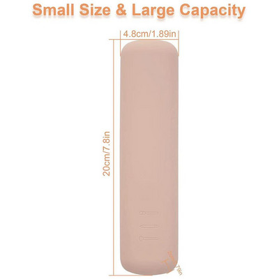 Trendikas reisimeigipintslihoidja, silikoonmaterjal Kaasaskantav valmistumiseks, reisimiseks, kosmeetikatoote meigikorraldajad