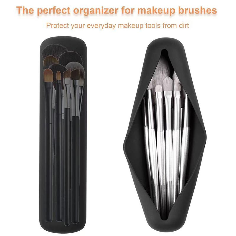 Trendikas reisimeigipintslihoidja, silikoonmaterjal Kaasaskantav valmistumiseks, reisimiseks, kosmeetikatoote meigikorraldajad