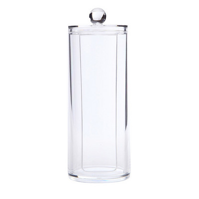 Vatipulga hoiukarbi meigikorraldajad Qtip konteineri kosmeetika väikeste vahetustega ehete säilituskarp bambusest kaanega purgi kodune hoiustamine