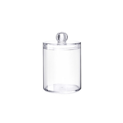 Vatipulga hoiukarbi meigikorraldajad Qtip konteineri kosmeetika väikeste vahetustega ehete säilituskarp bambusest kaanega purgi kodune hoiustamine