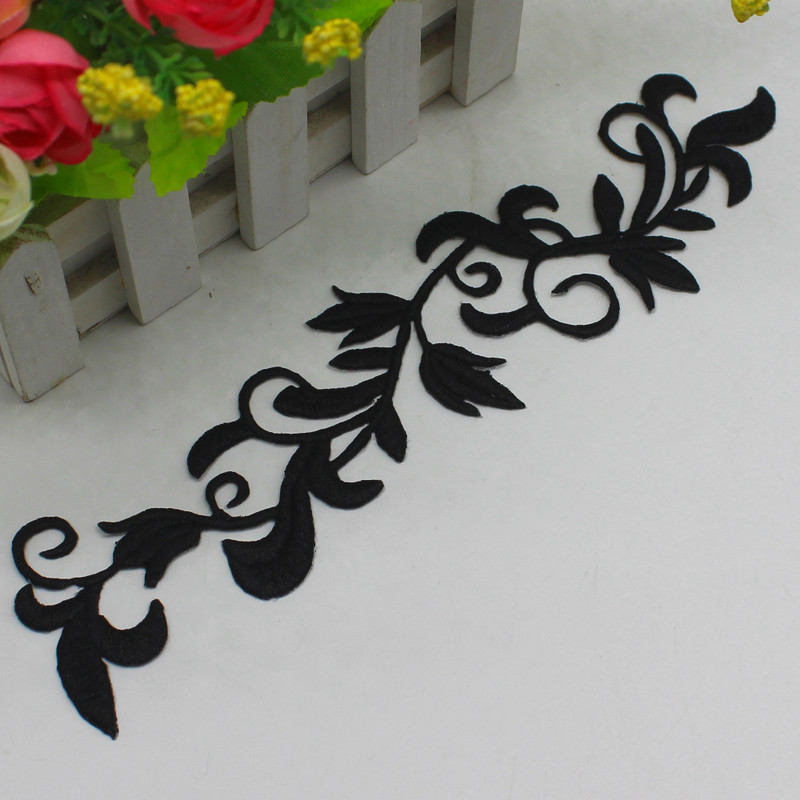 Kuldtikandid ja triigitud aplikatsioonid Cosplay kostüümide jaoks, isetehtud rõivad, pitsliistud lavariiete jaoks 24*6 cm