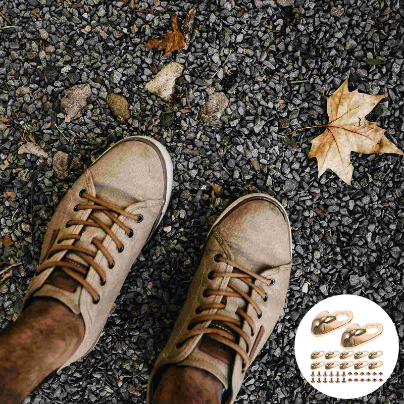 12 gab. Sneaker Apavu Šņores Sprādzes Sporta Zābaki Aksesuāri Kāpšanas āķi sakausējuma metāla apavi
