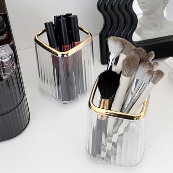 Luxury Makeup Organizers Desktop Cosmetic Brush Storage Box Office Στυλοθήκη Μακιγιάζ Organizer Κραγιόν Sundries Θήκη