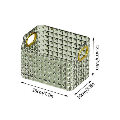 Luxury Makeup Organizers Desktop Cosmetic Brush Storage Box Office Στυλοθήκη Μακιγιάζ Organizer Κραγιόν Sundries Θήκη