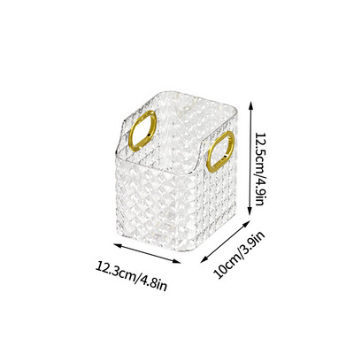 Luxury Makeup Organizers Desktop Cosmetic Brush Storage Box Office Στυλοθήκη Μακιγιάζ Organizer Κραγιόν Sundries Θήκη