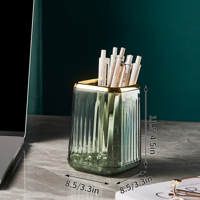 Luxury Makeup Organizers Desktop Cosmetic Brush Storage Box Office Στυλοθήκη Μακιγιάζ Organizer Κραγιόν Sundries Θήκη