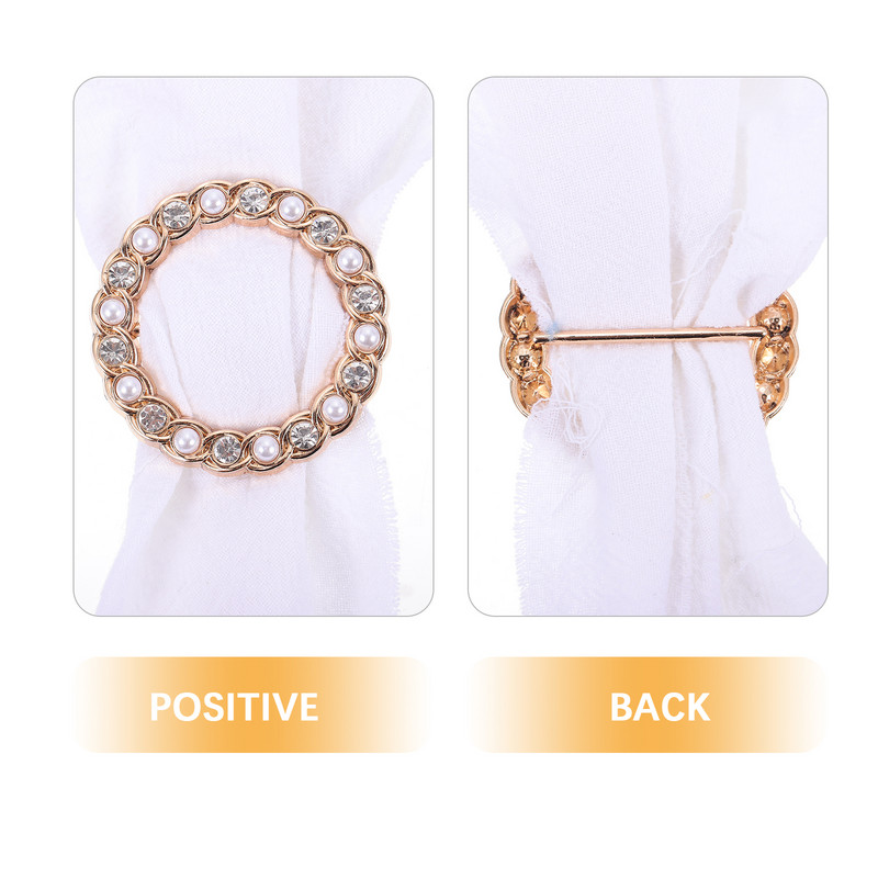 2 бр. Ризи с къс ръкав Щипка за дрехи Алуминиева тениска Катарами Шал Пръстен Пръстени Универсална мода