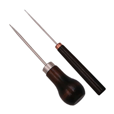 2/3Gb Profesionāla ādas koka roktura zīle DIY instrumenti ādas amatniecībai šūšanai šūšanas piederumi šūšanas izšūšanai