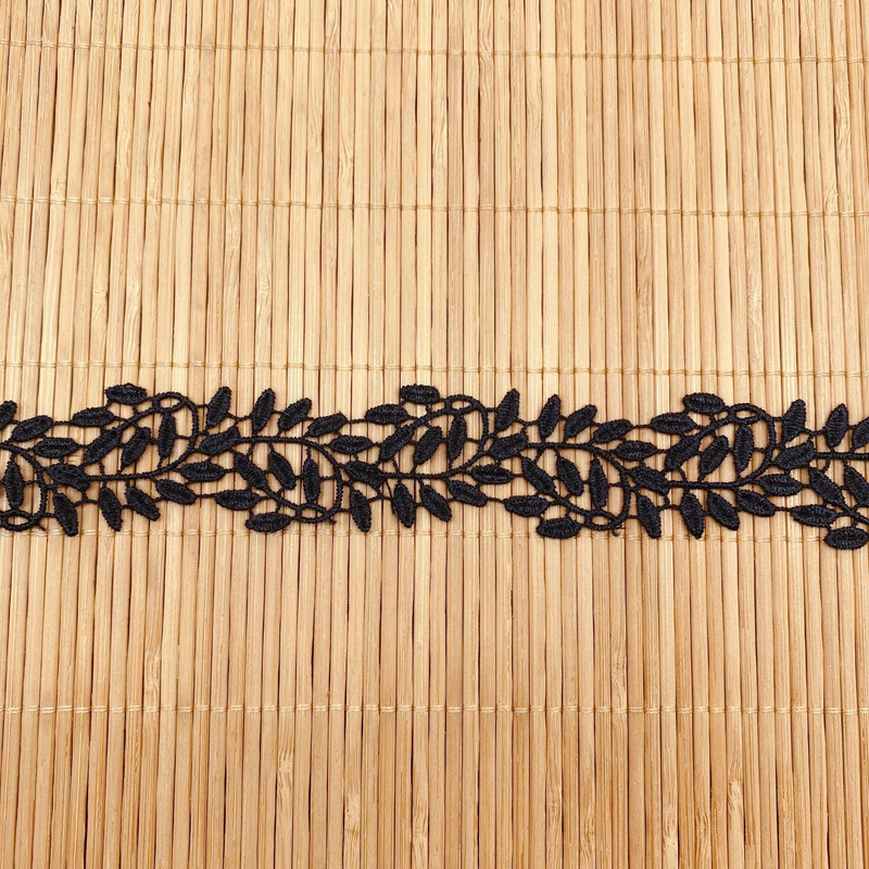 1 Yards Υψηλής Ποιότητας Guipure Δαντέλα Κέντημα Βαμβακερή Δαντέλα Ύφασμα Τούλι Φύλλα Λουλούδι Δαντέλες Υφάσματα Ράψιμο Απλικέ Γάμου Δαντέλα QZ41