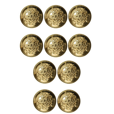 Pogas Pogas Metāla Zelta Šūšanas Džinsi Vintage Jean žakete Uzvalks Mētelis Misiņš Dekoratīvs Vīriešu Nomaiņa Uniforms Augstas klases džemperis