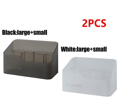 Πλαστικό κουτί αποθήκευσης μακιγιάζ Μπάνιου Οργανωτής καλλυντικών Επιτραπέζιο μακιγιάζ Θήκη αποθήκευσης κοσμημάτων Διάφορα Επιτραπέζια δοχεία οργάνωσης