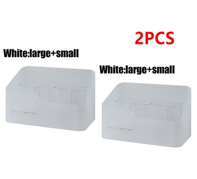 Πλαστικό κουτί αποθήκευσης μακιγιάζ Μπάνιου Οργανωτής καλλυντικών Επιτραπέζιο μακιγιάζ Θήκη αποθήκευσης κοσμημάτων Διάφορα Επιτραπέζια δοχεία οργάνωσης