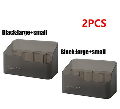 Πλαστικό κουτί αποθήκευσης μακιγιάζ Μπάνιου Οργανωτής καλλυντικών Επιτραπέζιο μακιγιάζ Θήκη αποθήκευσης κοσμημάτων Διάφορα Επιτραπέζια δοχεία οργάνωσης