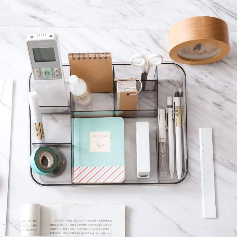 MeyJig Μακιγιάζ Κουτί Αποθήκευσης Καλλυντικών Γραφείο Ατζέντα Μπάνιου Θήκη μακιγιάζ Μεγάλης χωρητικότητας Θήκη κραγιόν με πινέλο