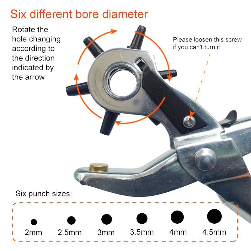 Nahast rihma augustaja tang Aasa augustaja pöörlev õmblusmasina kott seadistaja tööriist kellarihm rihm majapidamises kasutatavad nahktooted