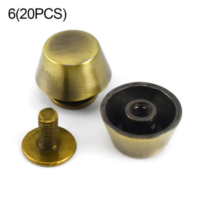 Punk rihm pagasi käsitöö, jalgu kaitsvad käekotid, põhja küünenaastud seente kruvid riideesemed needid needid naastud