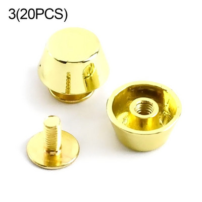 Punk rihm pagasi käsitöö, jalgu kaitsvad käekotid, põhja küünenaastud seente kruvid riideesemed needid needid naastud