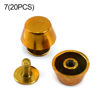 Punk rihm pagasi käsitöö, jalgu kaitsvad käekotid, põhja küünenaastud seente kruvid riideesemed needid needid naastud