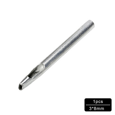 Kožni komplet za bušenje rupa okruglog oblika Brtva za pojas za sat, šuplji kožni remen za prošivanje remena s četvrtastom rupom Alati za izradu