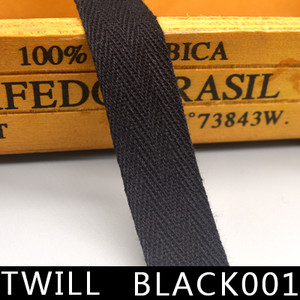 5 yd/partija Black White Plain Twill Chevron Cotton Iesiešanas lente Siksnas Lentes Apgriešana Apģērba piederumu iesaiņošanai Roku darbs DIY